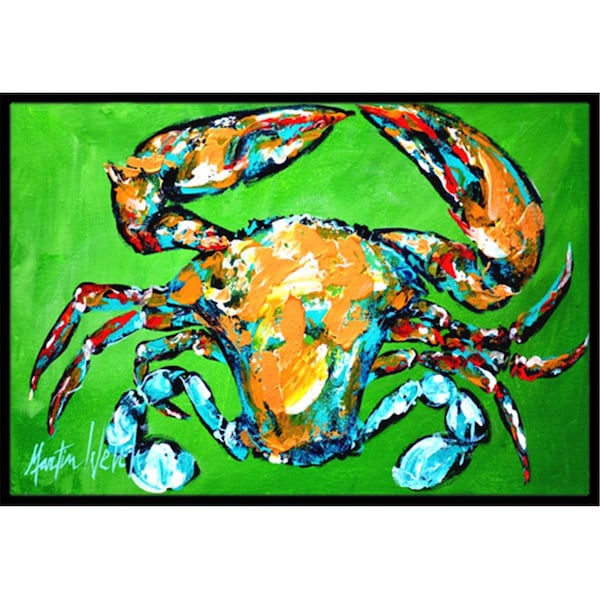 Carolines Treasures 18 x 27 In. Wide Load Crab Indoor or Outdoor Mat MW1154MAT - main